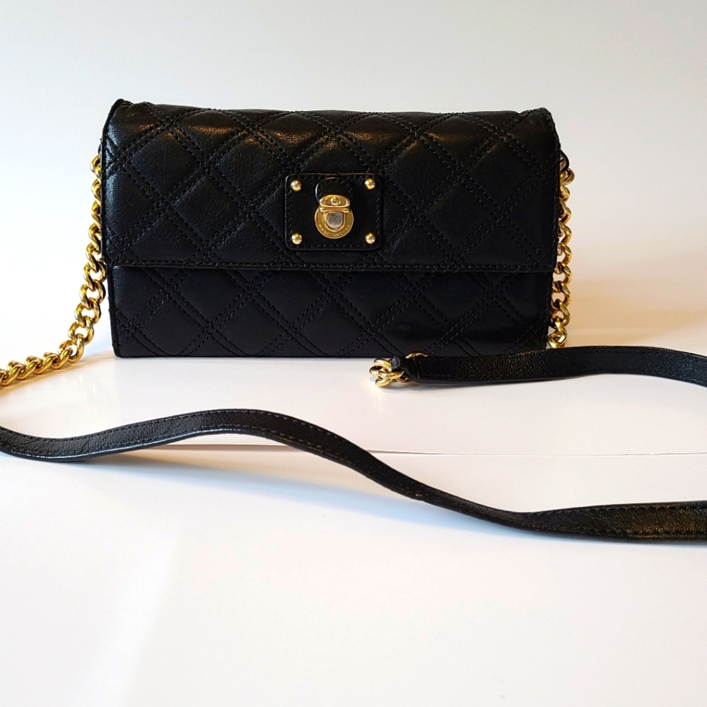 Marc Jacobs The Single Lambskin Leather Quilt Bag